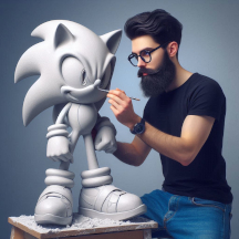 nerd-esculpindo-sonic-the-hedgehog-mascote-da-sega-e-icone-dos-videogames-arte